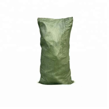 lowest cheap price recycled disposable packing building material PP woven green garbage bag for construction waste, cement, sand